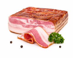 Špeck k snídani uzené cca 300g Lackmann