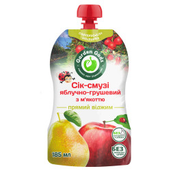 Jablečno-hrušková šťáva-smoothie s dužinou 185ml Garden Gadz