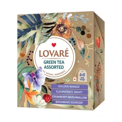 Zelený čaj Assorti 48g (32*1,5g) LOVARE