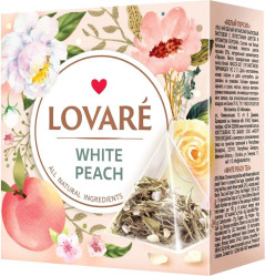 Bílý čaj White Peach 15×2g Lovaré