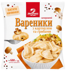 Vareniky s bramborami a houbami 600g Lasunka