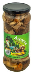 Assorti houby v marinádě 530g (čistá hmotnost 315g) U.Z.