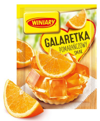 Želé s pomerančovou příchutí 71g Galaretka Winiary