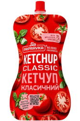 Kečup Klasický pasterovaný 250g Pripravka