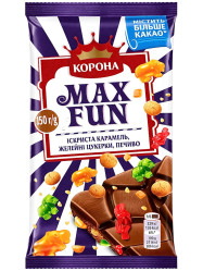 Mléčná čokoláda MAXFUN s marmeládou 150g KORONA