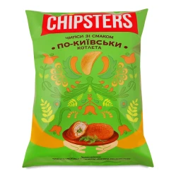Bramborové chipsy s příchutí Kijevský řízek 100g Chipsters