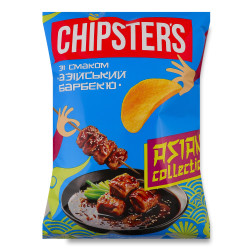 Bramborové chipsy s příchutí Azijské barbekue 100g Chipsters