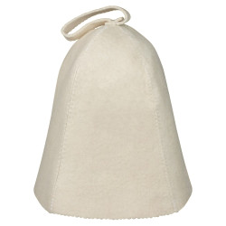 Saunová čepice Bílá