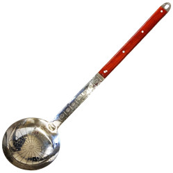 Naběračka na kotlík, 65 cm (nerezová ocel, dřevo)