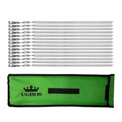 Špízy 15 ks – 50 cm × 1 cm × 1,5 mm s taškou UGROS