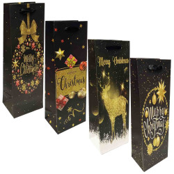 Dárková taška na láhev 36×13 cm „Mix Nový rok“