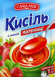 Kisel s jahodovou příchutí 90g CARAMIX