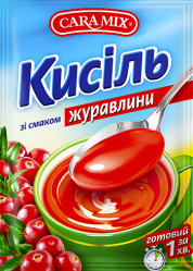 Kisel s brusinkovou příchutí 90g CARAMIX