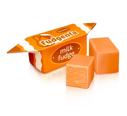 detail FUDGENTA mléčné bonbóny Roshen