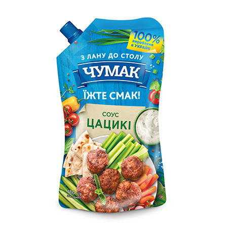 detail Omáčka Tzatziki 180g Čumak