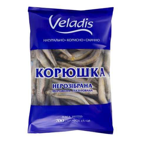 detail Mražená korjuška nevykuchaná, glazovaná 630g Veladis