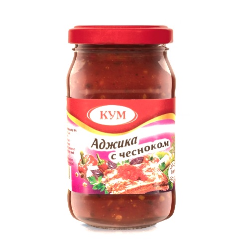detail Adžika s česnekem 212g Kum