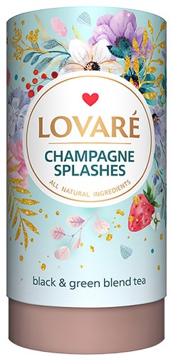 detail Černý čaj Champagne splashes 80g Lovaré