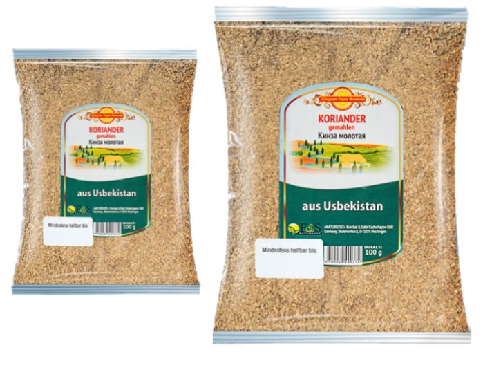 detail Mletá semena koriandru Uzbekistán 100g