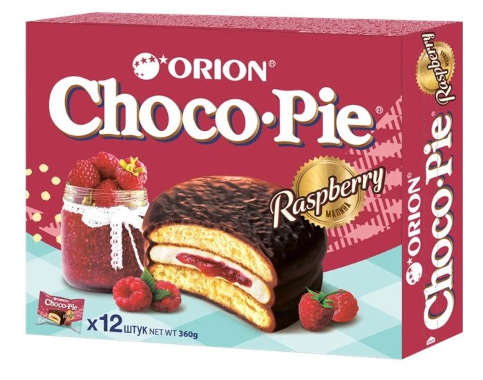 detail Choco Pie Malinovy 12*30g Orion
