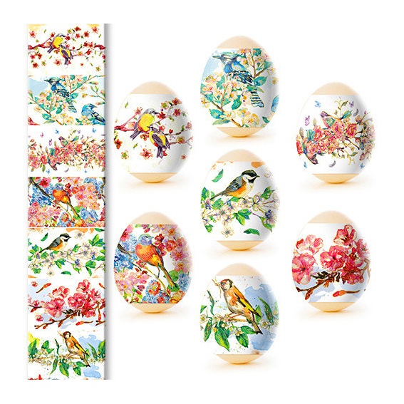 detail Nálepky na vejce 7ks Různé druhy
