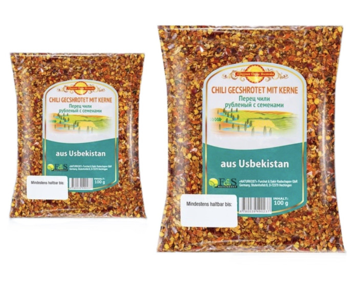 detail Chilli papričky drcené 100g