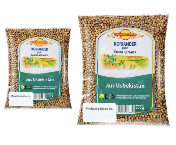 detail Koriandr celý Uzbekistán 100g
