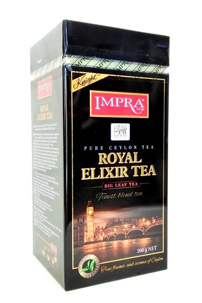 detail Černý listový čaj Royal Elixir 200g IMPRA