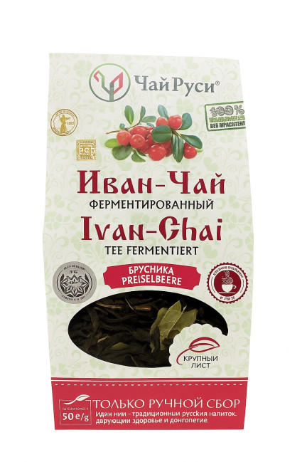 detail Ivan-čaj s brusinkou 50g Čaj-Rusi