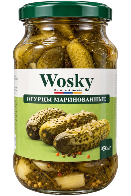 detail Okurky marinované 950ml Wosky