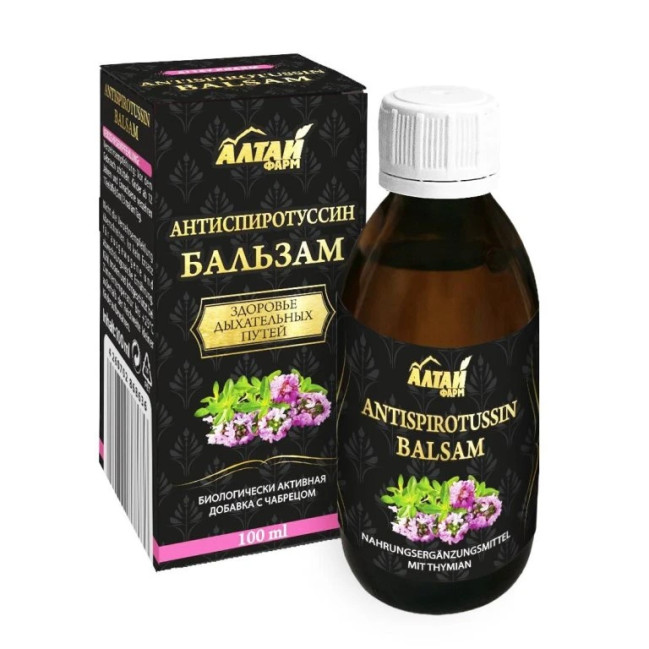detail Antispirotussin balzam 100ml Altaj