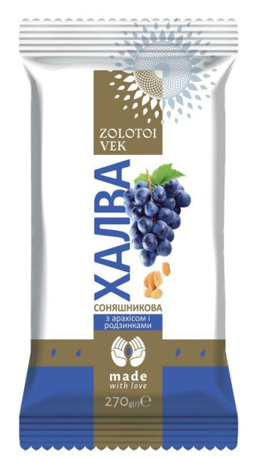 detail Chalva s Arašidy a Rozinky 270g Zolotoj Vek