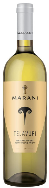 detail Bílé polosuché víno Telavuri 0,75l Marani