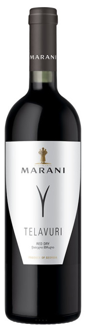 detail Červené suché víno Telavuri 0,75l Marani
