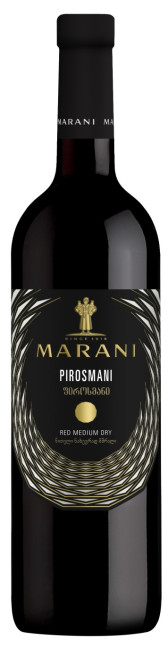 detail Červené polosuché víno Pirosmani 0,75L Marani