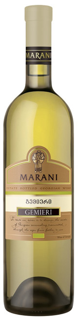 detail Bílé polosuché víno Gemieri 0,75l Marani
