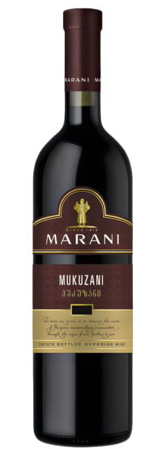 detail Červené suché víno Mukuzani 0,75l Marani