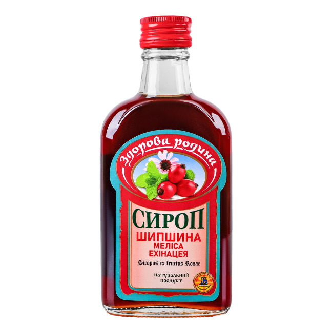 detail Sirup šipek- medunka- echinacea 200ml Zdorova rodyna