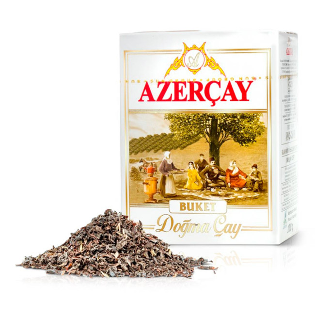detail Černý sypaný Azerčaj Buket 100g