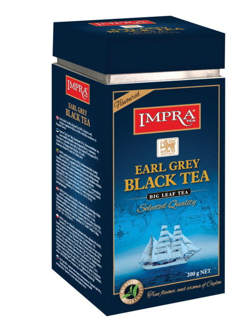 detail Černý sypaný čaj earl grey IMPRA 200g