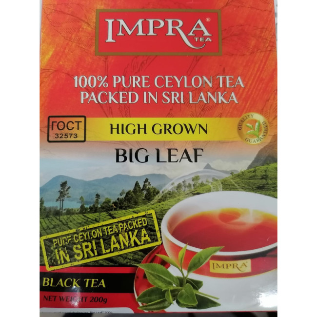 detail Černý čaj Impra velký list 200g