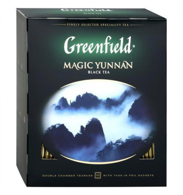 detail Černý čaj Magic Yunnan 200g (100×2g )Greenfield