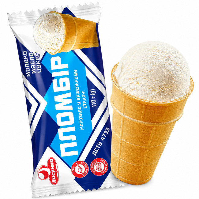 detail Zmrzlina Plombir 70g Lasunka