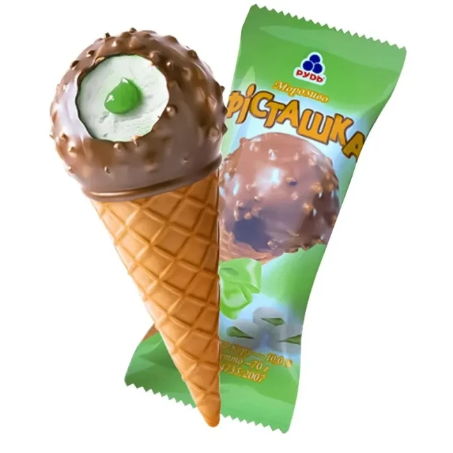 detail Pistáciová zmrzlina 70g RUD
