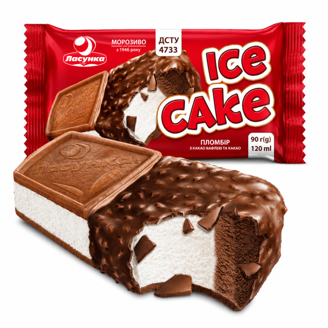 detail Zmrzlina Plombir Ice-Cake 90g Lasunka