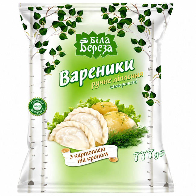 detail Vareniky s bramborama a koprem 777g Bílá Bříza