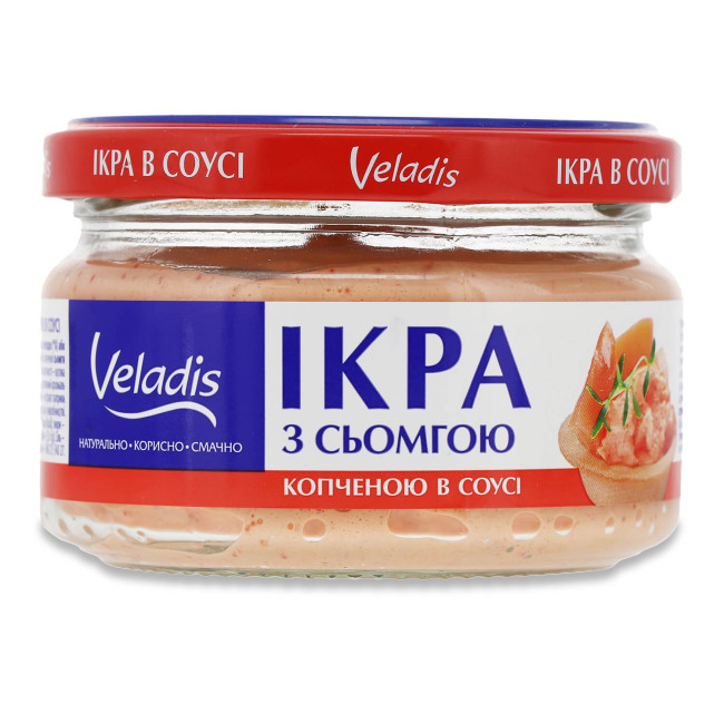 detail Kaviár mojvy s lososem Veladis 160g
