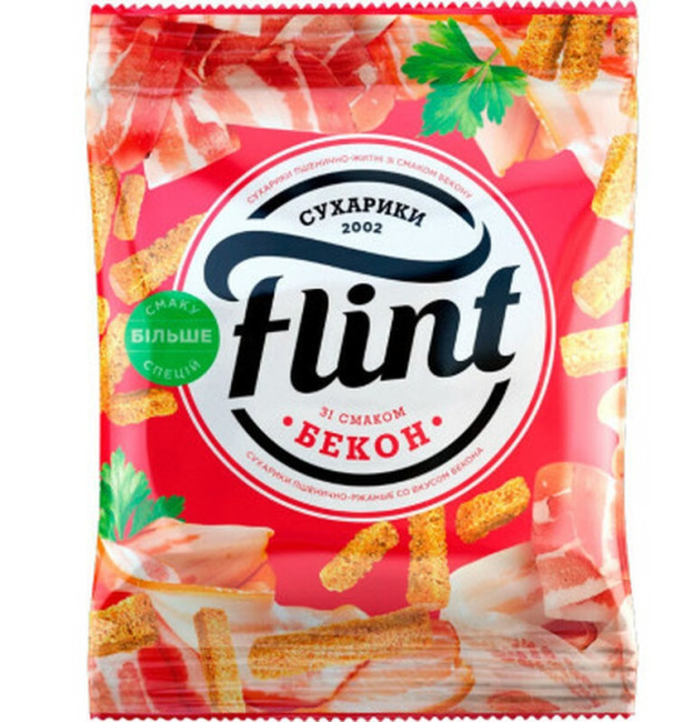 detail Suchariky Bekon 70g Flint