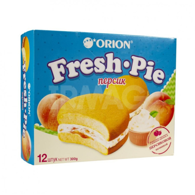 detail Koláčky s broskvovou náplní 300g Fresh Pie Orion
