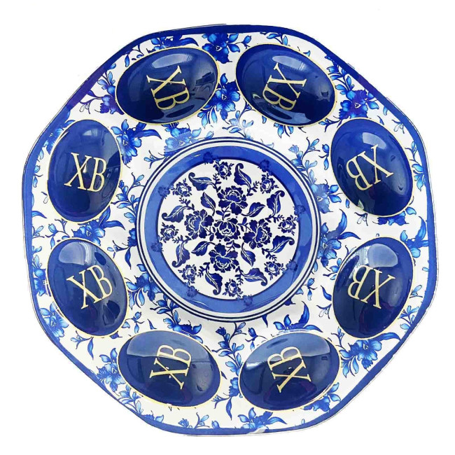 detail Skleněný stojan na vejce různé druhy 8ks